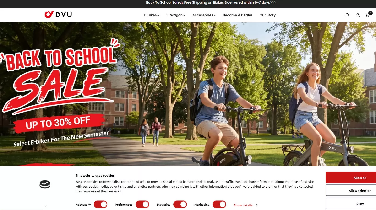 DYU Compact Electric Bike